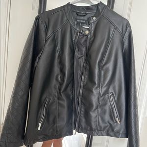 Plus Size Leather Jacket